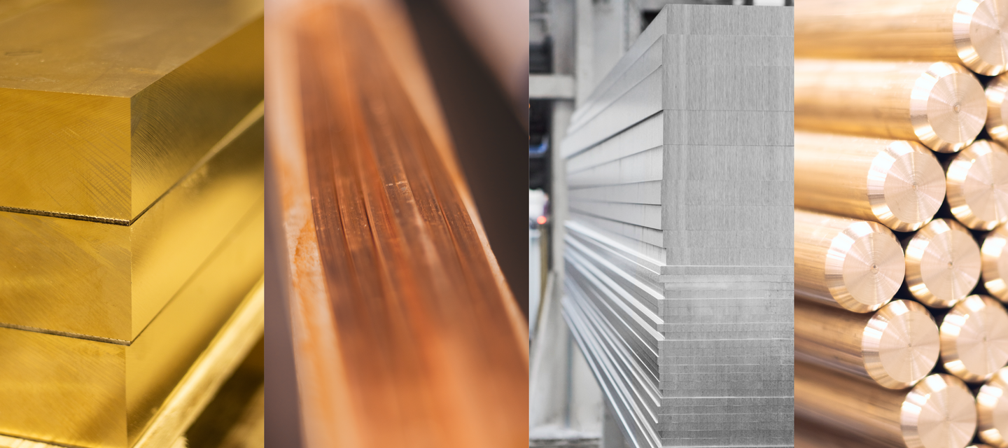Halvfabrikat och sågning av aluminium och rödmetaller