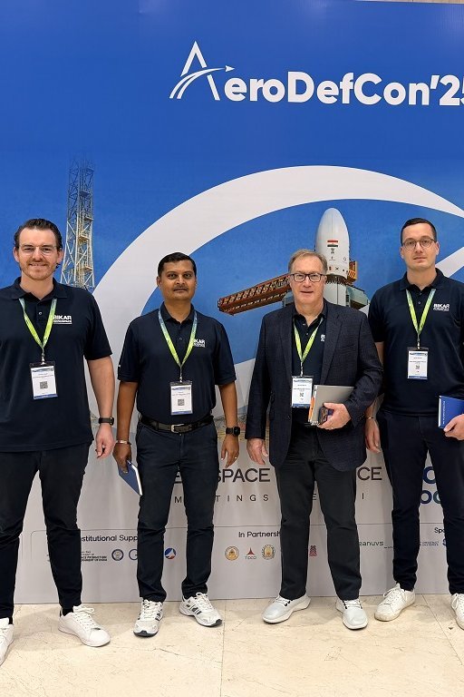 BIKAR METALS Team at India Aero Defence Trade Show
