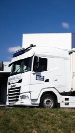 Truck of freight forwarding agency BIKAR LOGISTICS