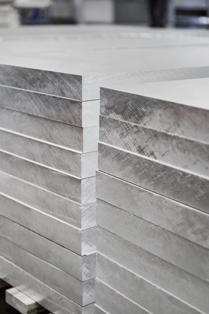 Halvfabrikat: Plattor av aluminium